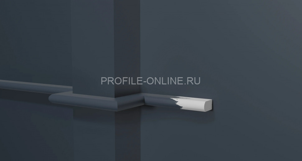 Декоративный молдинг 18.4х10 мм Decor-Dizayn DD638 полистирол белый, под покраску 2 м