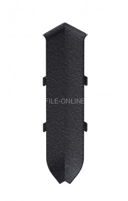 Внутренний металлический уголок для плинтуса 40мм NEEXY I-AKBD40-SBL муар черный