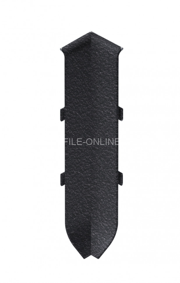 Внутренний металлический уголок для плинтуса 40мм NEEXY I-AKBD40-SBL муар черный