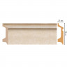 Напольный плинтус DECOMASTER D122-18DДМ ШКx16 (78x21x2400) Бежевый, ударопрочный полимер