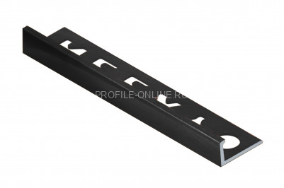 L-образный профиль алюминиевый 10 мм NEEXY PV02-19 BBL черный блестящий 2.7 м