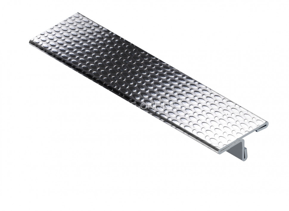 Т-образный профиль из нержавеющей стали 14 мм NEEXY PVS90-12 EMG тисненый серый 2.7 м