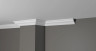 Декоративный плинтус для потолка 44х40 мм Decor-Dizayn DD21 полистирол белый, под покраску 2 м