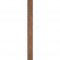 Правая планка-рейка для стеновой реечной панели VOX LINERIO M-LINE мокка 2650х26х12 мм