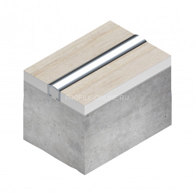 Алюминиевый П-образный профиль вставка 10х8.2 мм NEEXY PV104-10-MB коричневый матовый 2.7м