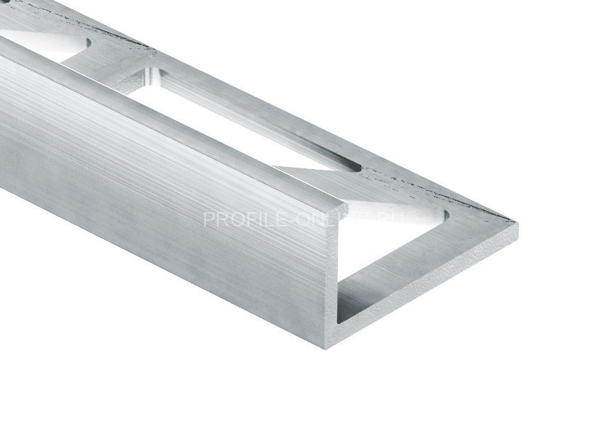 Алюминиевый профиль L-образный 10 мм PV02-00 натуральный 2,7 м