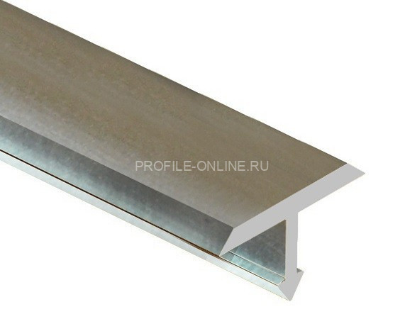 Алюминиевый Т-образный профиль 15 мм PV35-01 полированный 2,7 м