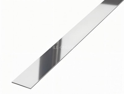 Полоса из нержавеющей стали  10 мм FB 10 P полированная 3м