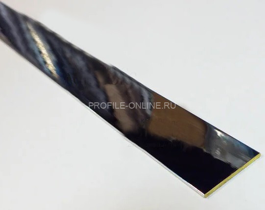 Полоса из латуни 10х1,5 хром 2,7 м