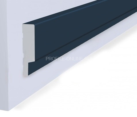 Финишный молдинг для стеновых панелей 12х42 мм Hiwood LF124A BU22 декорированный 270 см