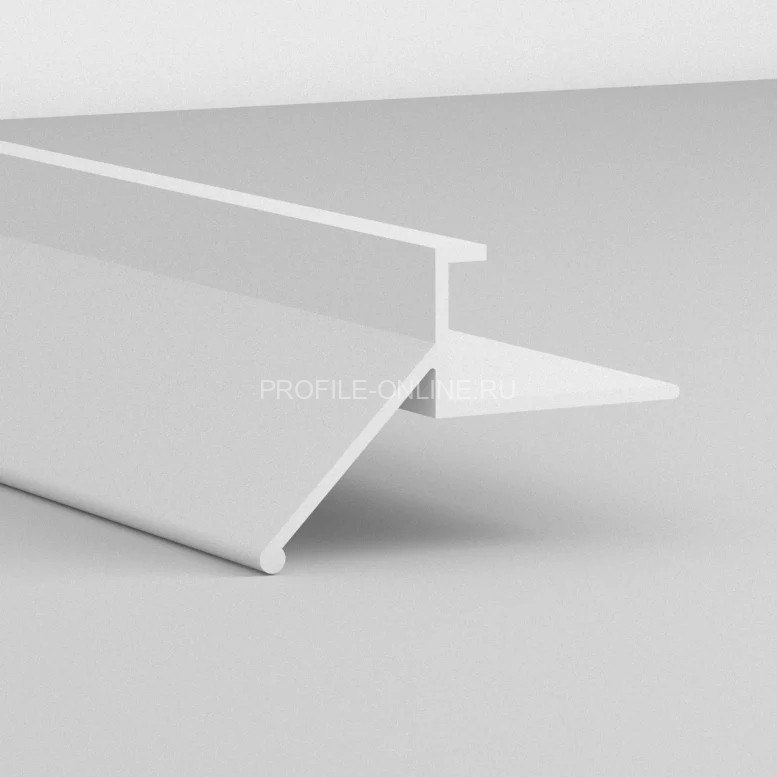 Профиль открытого типа для террас и балконов из алюминия ПО-182 11 мм серебро матовое 2,7 м