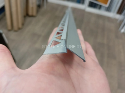 Профиль открытого типа для террас и балконов из алюминия ПО-182 11 мм серебро матовое 2,7 м