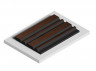 Стеновая панель 3D HiWood LV122 BR396K под дерево из фитополимера 12х120 мм 2,7 м