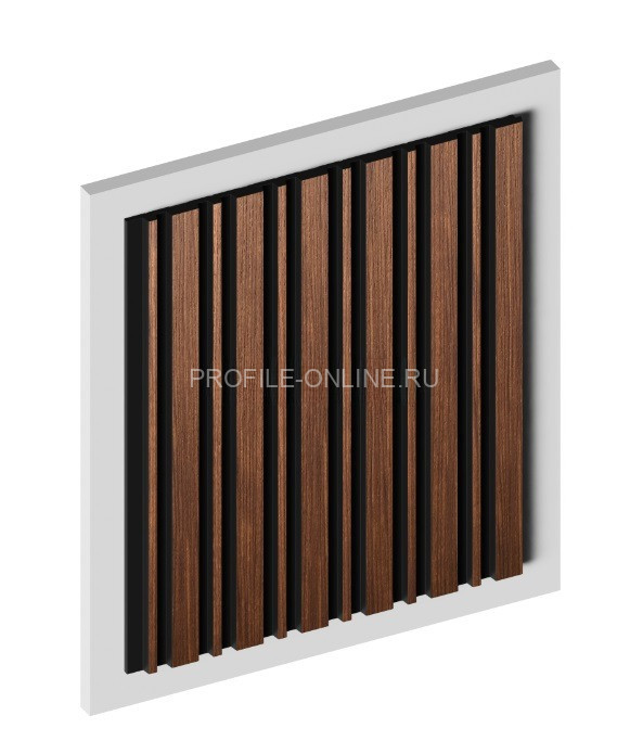 Стеновая панель 3D HiWood LV122 BR396K под дерево из фитополимера 12х120 мм 2,7 м