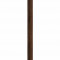 Правая планка-рейка для стеновой реечной панели VOX LINERIO M-LINE шоколад 2650х26х12 мм