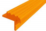 Угловой противоскользящий резиновый профиль БШ-40 Премиум оранжевый бухта 10 м