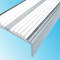 Алюминиевый противоскользящий угловой порог 70х22 мм с резиновыми вставками АУ-70 белый 2,7 м
