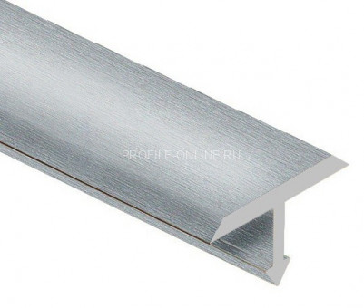 Алюминиевый Т-образный профиль 15 мм PV35-03 серебро блестящее 2,7 м