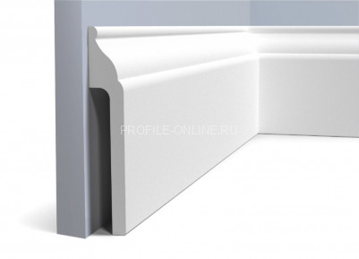 Напольный плинтус 26х149 мм HiWood B150 белый 200 см