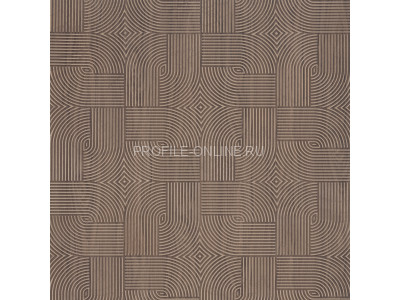 Отделочная стеновая декоративная панель с геометрическим узором HiWood Maximum DM625 BR73 композит 600мм х 4мм х 3м