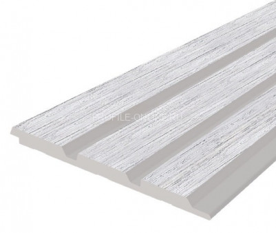 Отделочная стеновая декоративная панель с 3D эффектом Hiwood LV124 W36 под дерево 120х12 мм из фитополимера 2,7 м