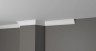 Декоративный плинтус для потолка 39х24 мм Decor-Dizayn DD24 полистирол белый, под покраску 2 м