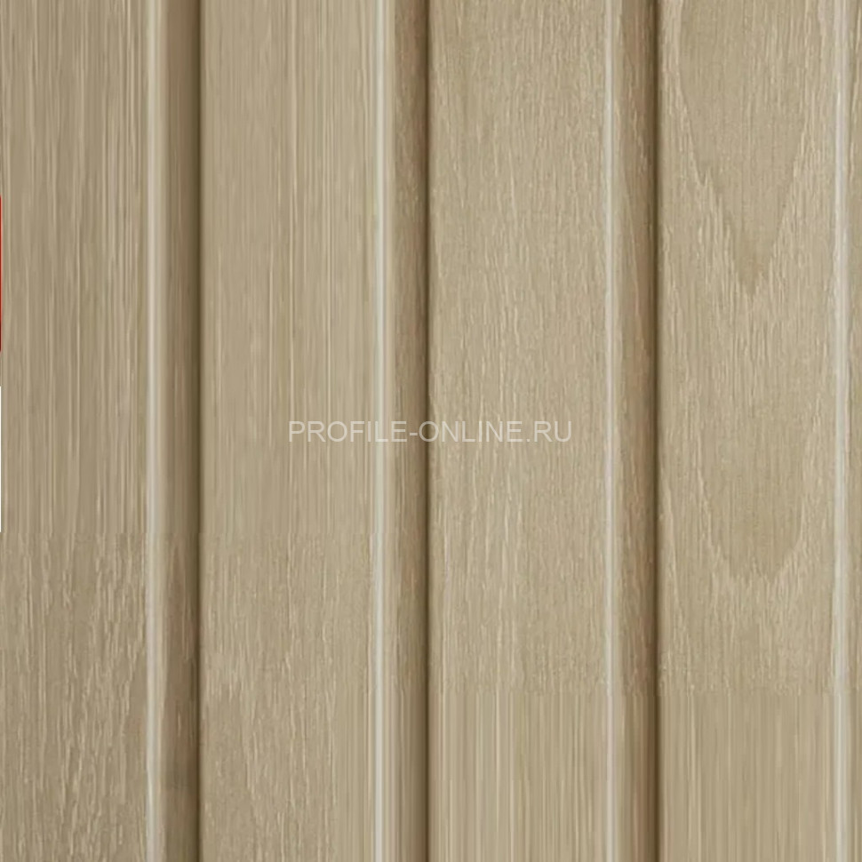 Соединительная планка для фасадных сайдинг панелей 12х76 мм VOX FRONTO SVP-18 Дуб 3.05 м