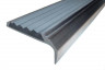 Алюминиевый угловой противоскользящий порог с резиновой вставкой 42х23 мм АУ-42/23 без покрытия серый 2,7 м