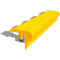 Закладной угловой профиль противоскользящий с резиновой вставкой Fm-14мм желтый 2,7 м