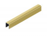 Нержавеющий П-профиль стальной 10х10 Kepler Profiles FSUP10-GP золото полированное 2,7 м