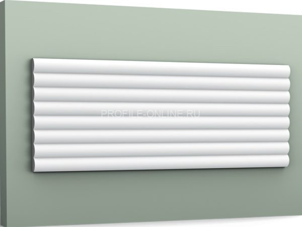 Стеновая декоративная панель 3D Orac Decor W110-2600 белая из полиуретана 16х250х2600 мм
