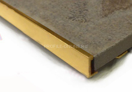 Латунный L-профиль 12 мм ЛПО-Г12 полированный 2,7 м