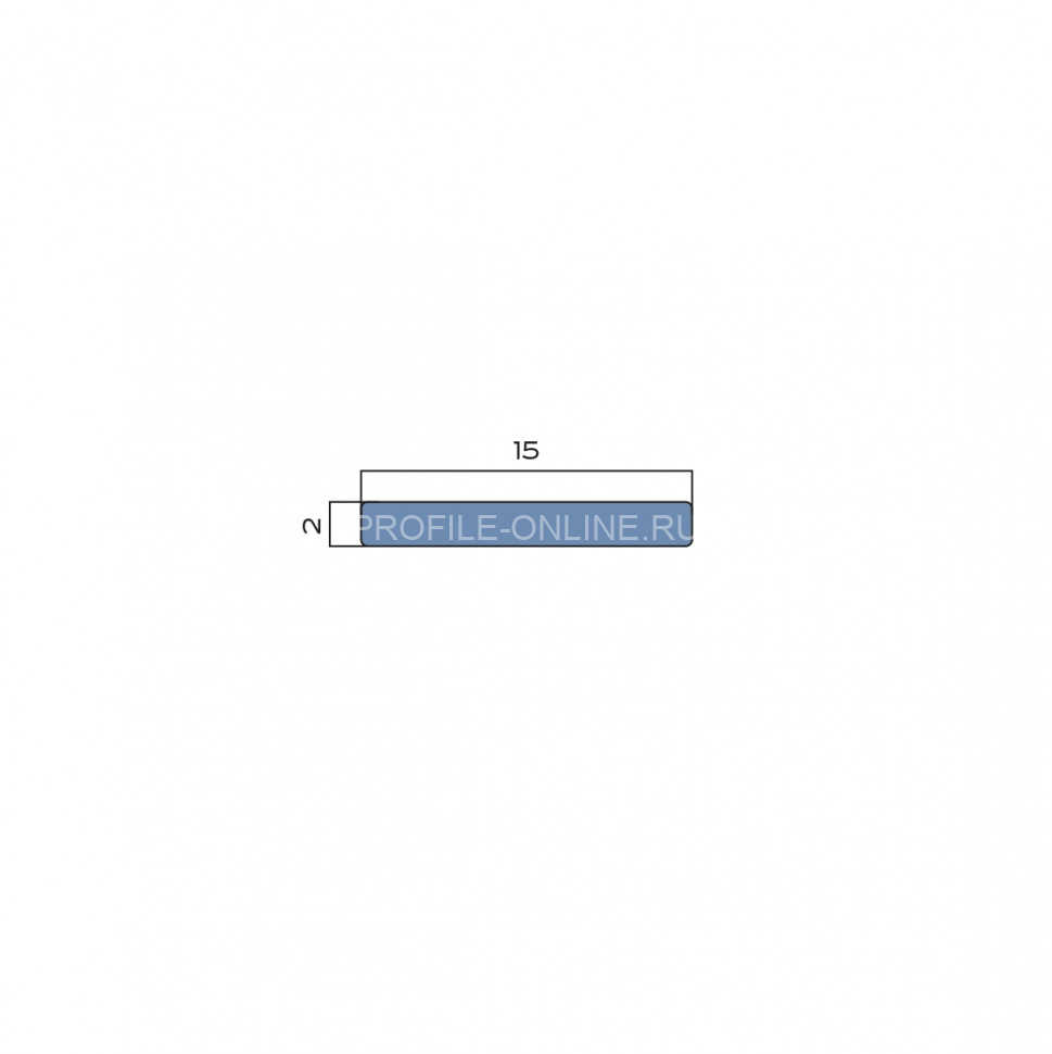 Полоса из алюминия 15 мм NEEXY PV88-46 BBL-D черный блестящий браш 2.7 м