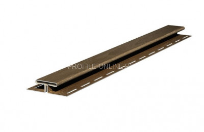 Соединительная планка для фасадных сайдинг панелей 12х76 мм VOX FRONTO SVP-18 Дуб золотой 3.05 м