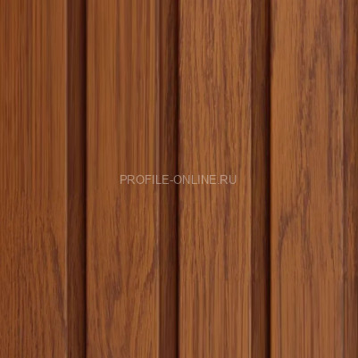 Соединительная планка для фасадных сайдинг панелей 12х76 мм VOX FRONTO SVP-18 Дуб золотой 3.05 м