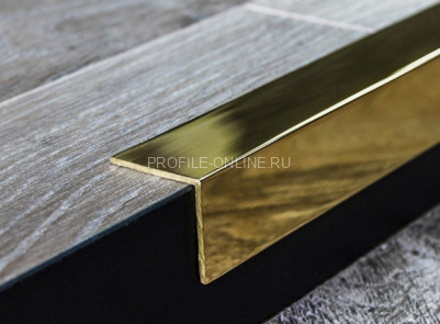 Латунный уголок 15х15 Cezar PVL73 L полированный 2,7м