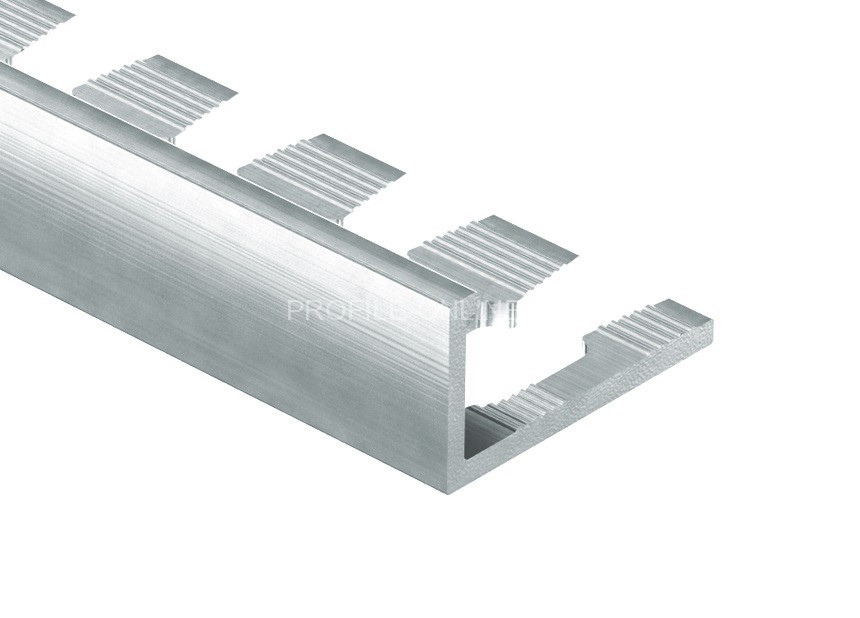Алюминиевый профиль L-образный гибкий 12 мм PV06-00 натуральный 2,7 м