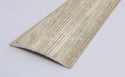 Одноуровневый порог алюминиевый с рифлением 39 мм А5 КД Дуб венеция 2,7 м (упаковка 10 штук)