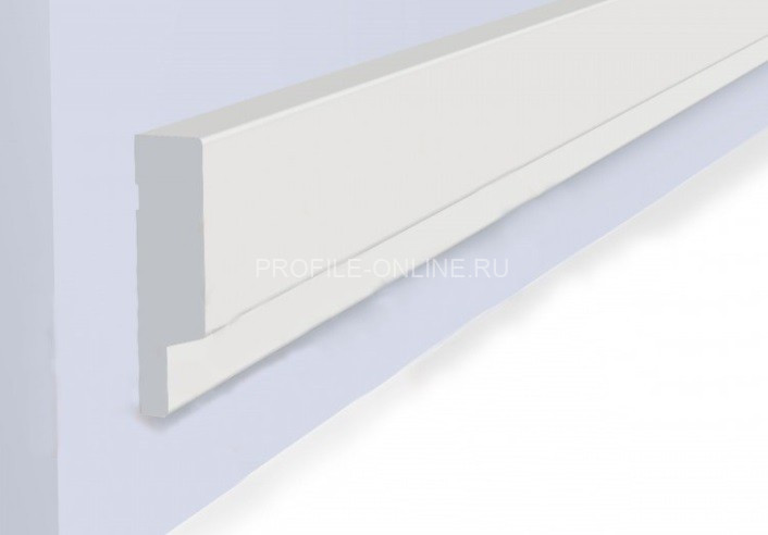 Финишный молдинг для стеновых панелей 12х42 мм Hiwood LF124A NP белый 270 см