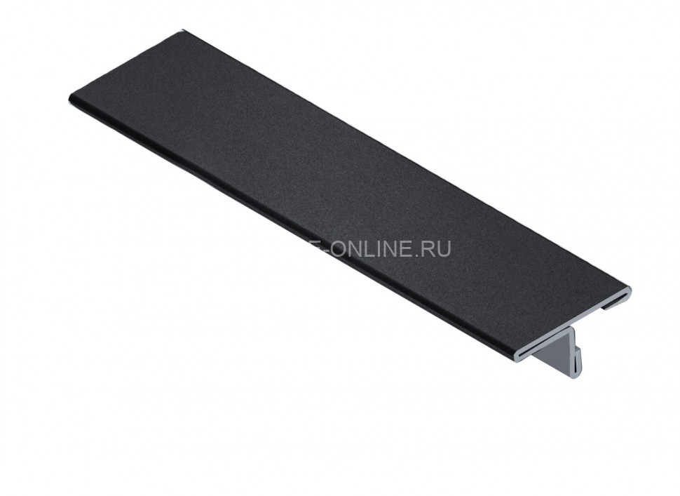 Т-образный профиль из нержавеющей стали 14 мм NEEXY PVS90-17 SMBL песок черный 2.7 м