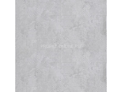 Отделочная стеновая декоративная панель с геометрическим узором HiWood Maximum DM625 GR36 композит 600мм х 4мм х 3м