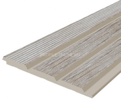 Отделочная стеновая декоративная панель с 3D эффектом Hiwood LV124L GN68 под дерево 120х12 мм из фитополимера 2,7 м