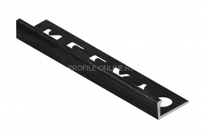 L-образный профиль алюминиевый 10 мм NEEXY PV02-46 BBL-D черный блестящий браш 2.7 м