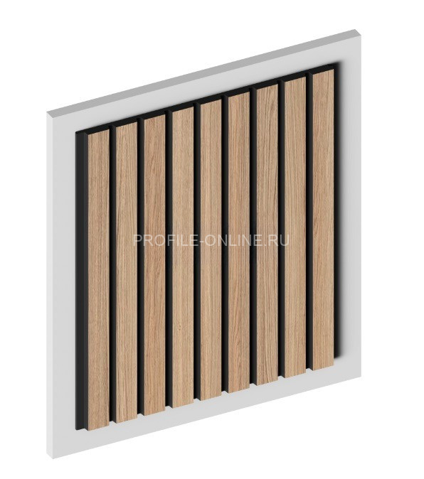 Стеновая панель 3D HiWood LV124 BR417K под дерево из фитополимера 12х120 мм 2,7 м