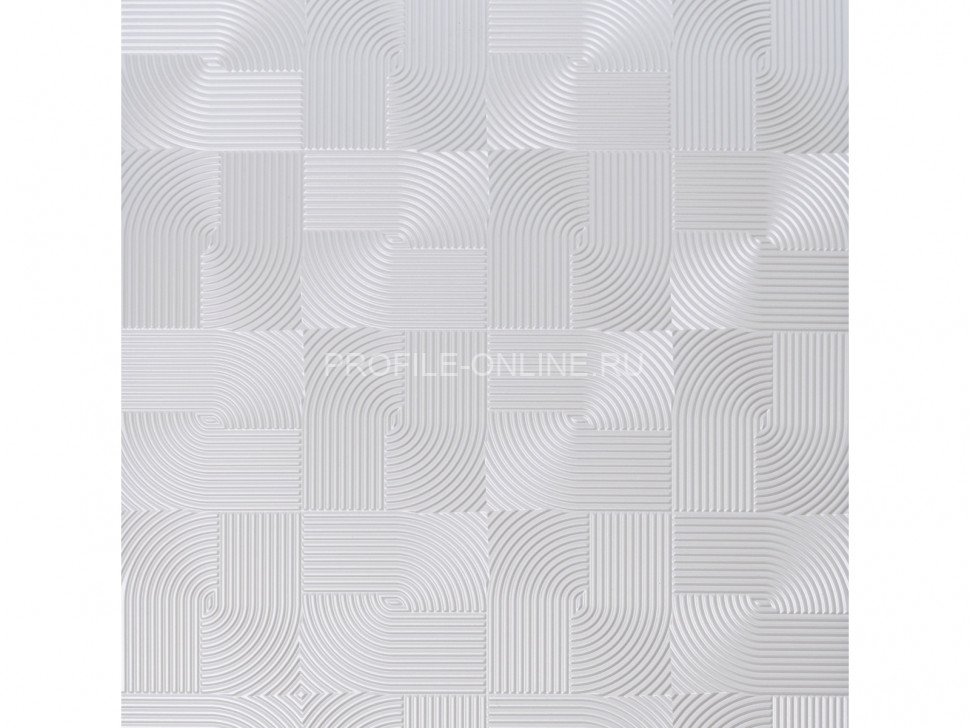 Отделочная стеновая декоративная панель с геометрическим узором HiWood Maximum DM625 IV15 композит 600мм х 4мм х 3м