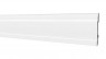 Напольный плинтус 150х22 мм Decor-Dizayn DD702 полистирол белый, под покраску 2 м