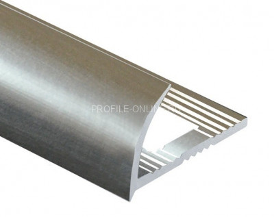 Алюминиевый С-образный профиль 8 мм PV16-01 полированный 2,7 м