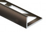 Алюминиевый профиль L-образный 10 мм PV02-06 бронза матовая 2,7 м