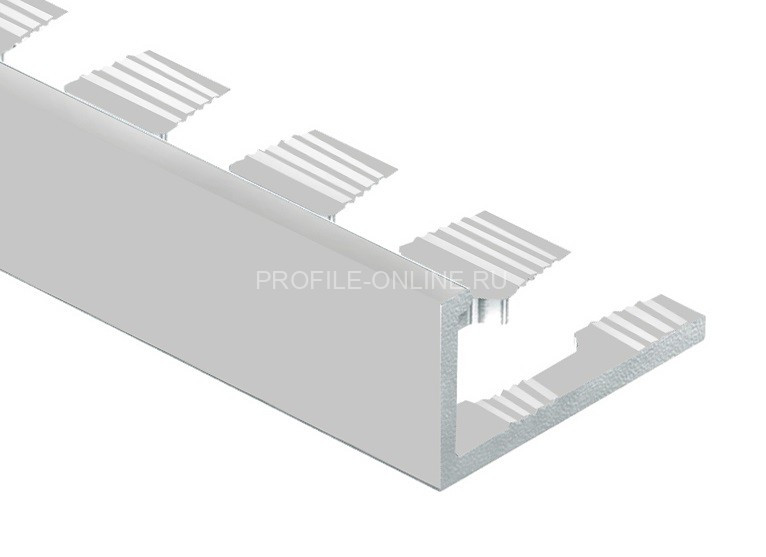 Алюминиевый профиль L-образный гибкий 12 мм PV06-02 серебро матовое 2,7 м