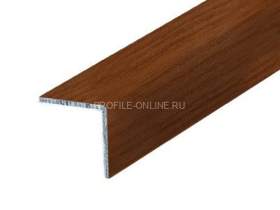 Алюминиевый уголок 40х40 равнополочный КД Вишня 2,7 м (упаковка 10 штук)